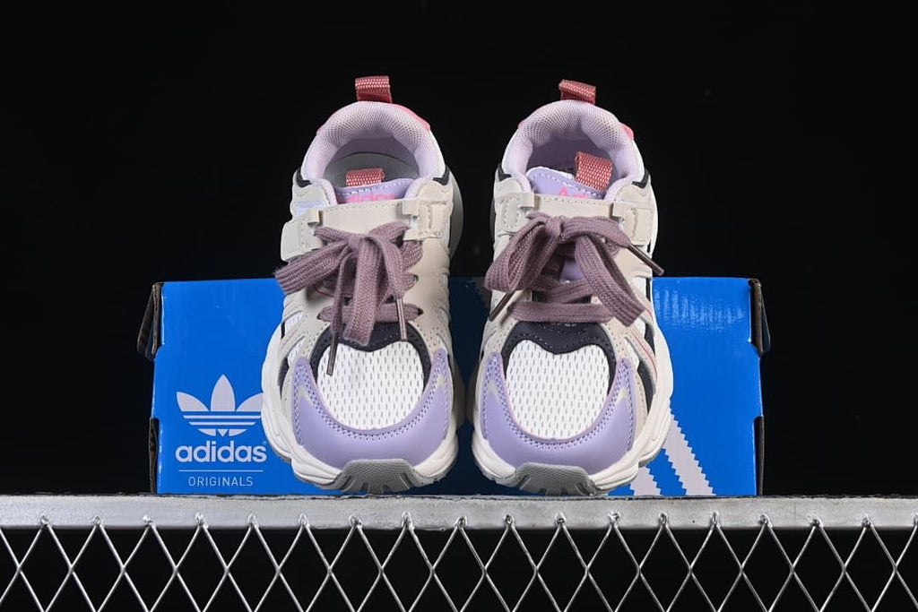 adidas Adistar Kids Sneakers in White and Purple
