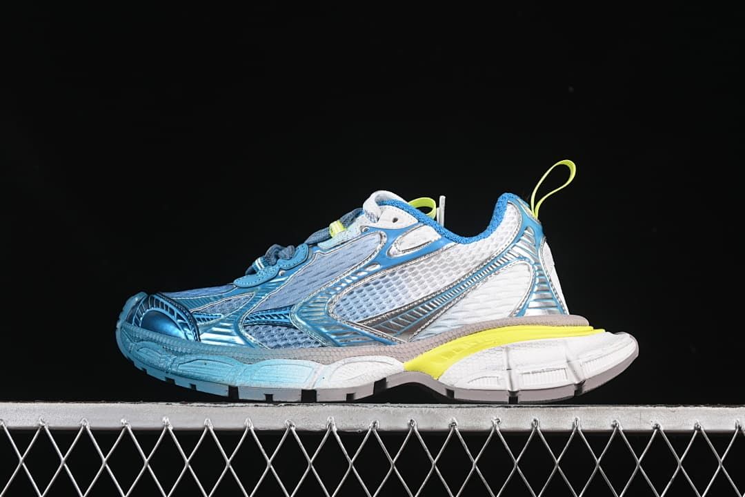 Balenciaga Phantom Sneaker in Blue and White