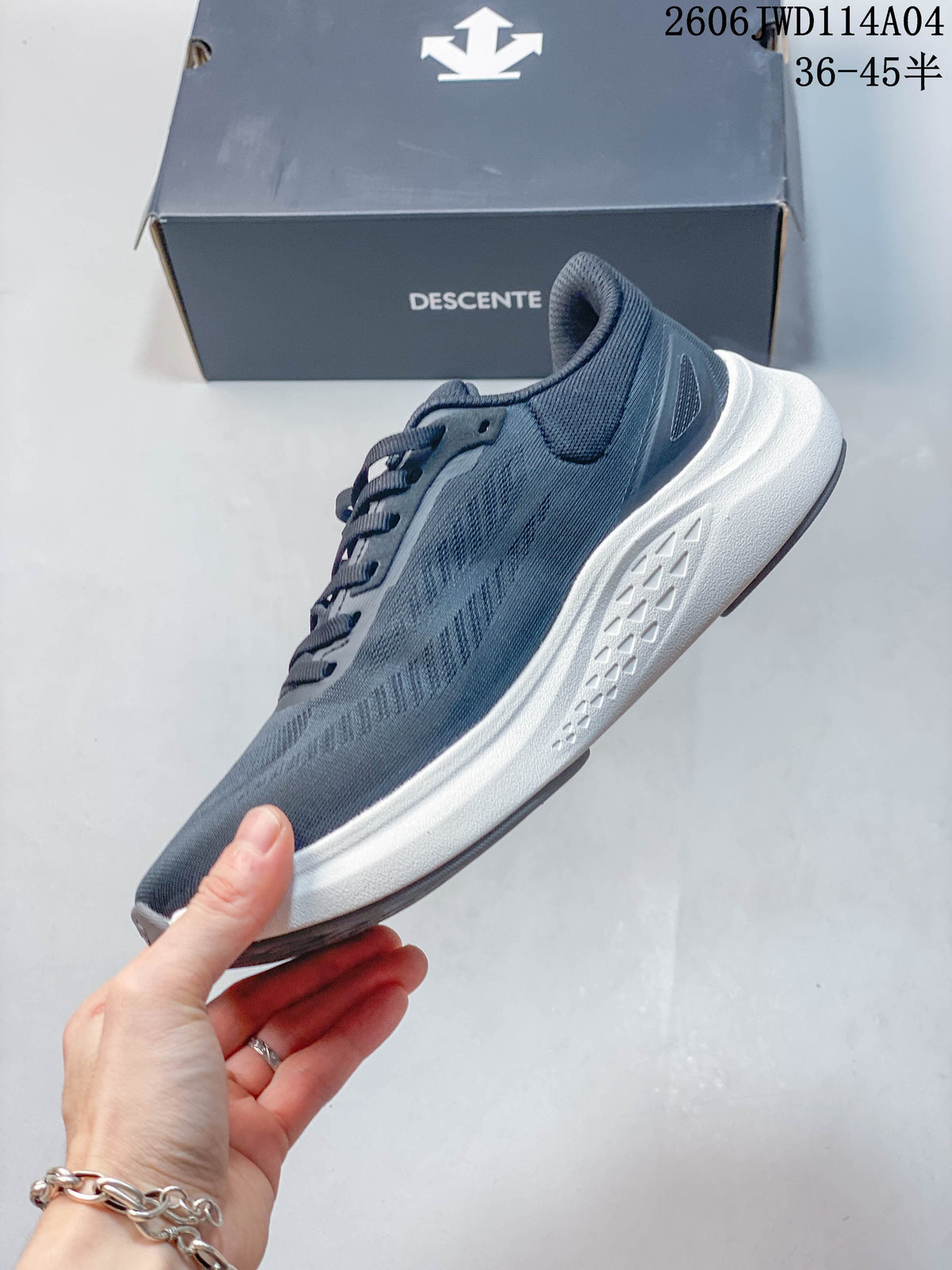 DESCENTE EDGE COURT RETRO Sneakers, Blue-Gray, SP323LSN82