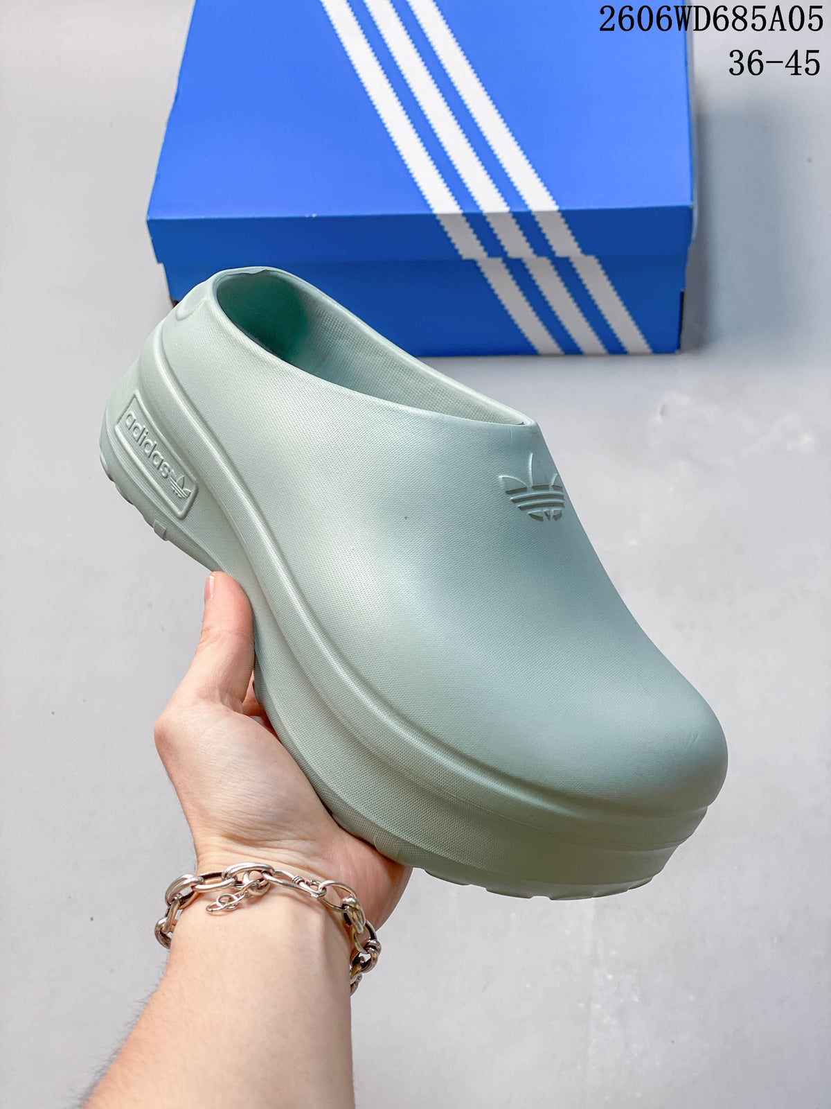 Adidas AdiFOM Stan Smith Mule Shoes, Light Blue IH3361