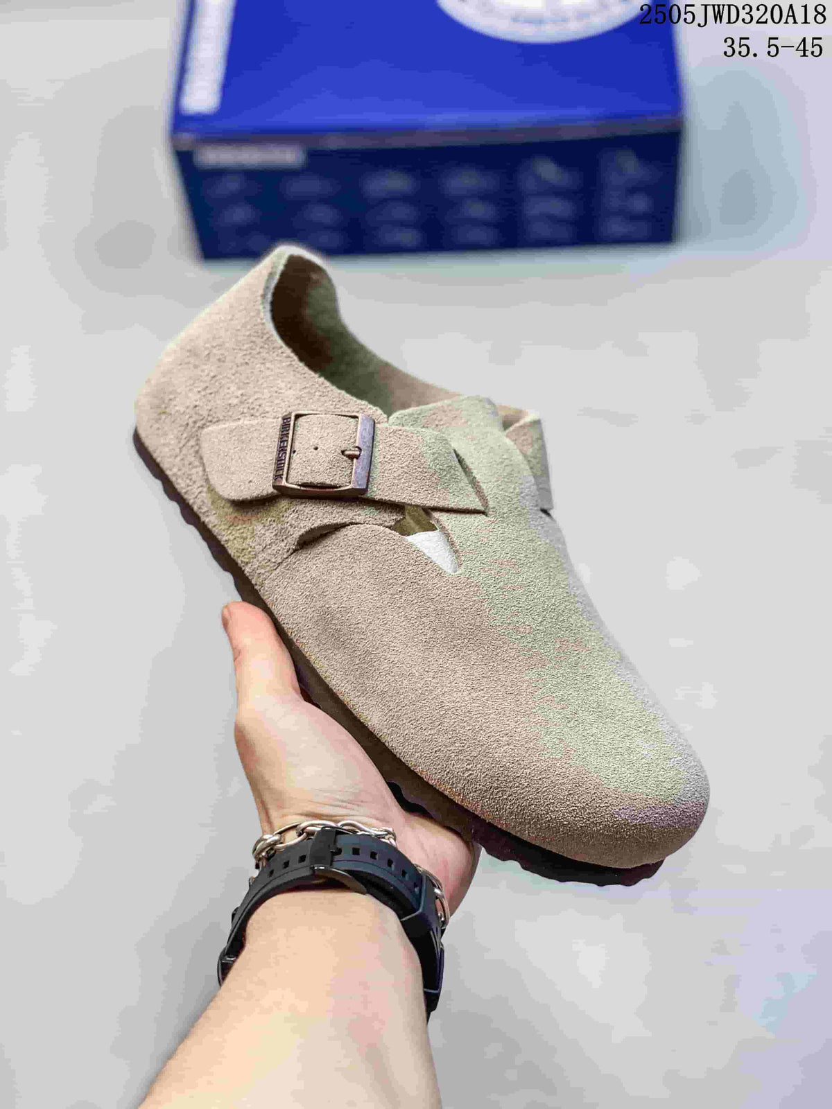 Birkenstock Zurich Two-Buckle Suede Clogs