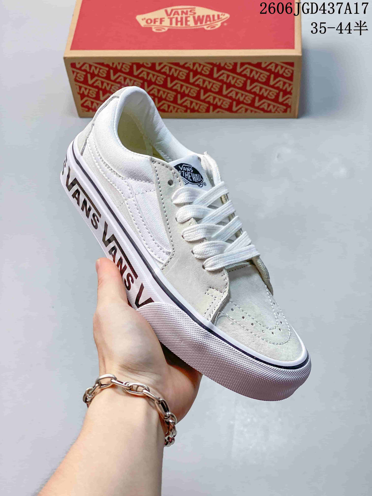 Vans SK8-Low White Suede Low-Top Sneakers VN0A4UUK6BT