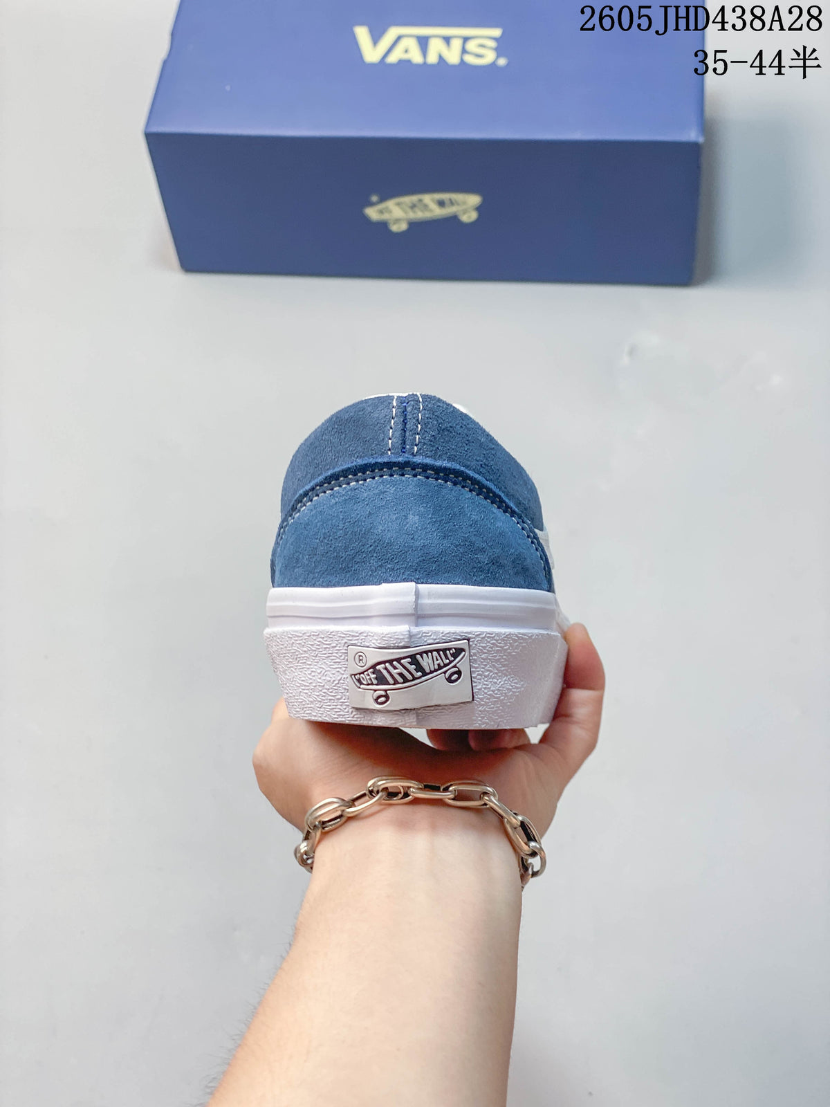 Vans Old Skool Blue Suede Low-Top Sneakers VN000CQDCHZ