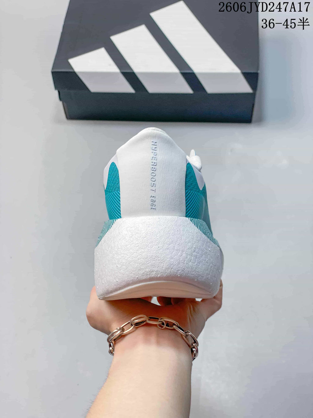 Adidas HYPERBOOST EDGE M Sneakers White Teal