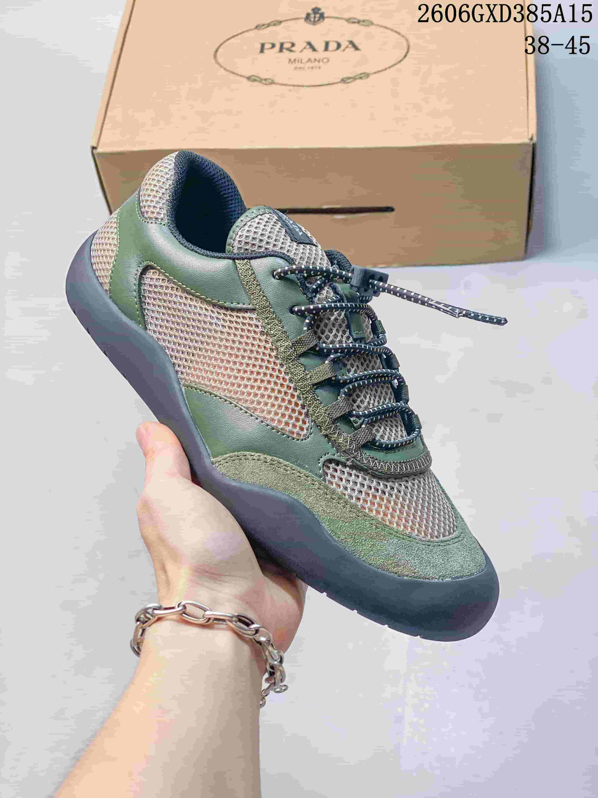 Prada 2606GXD385A15 Mesh Panel Sneakers
