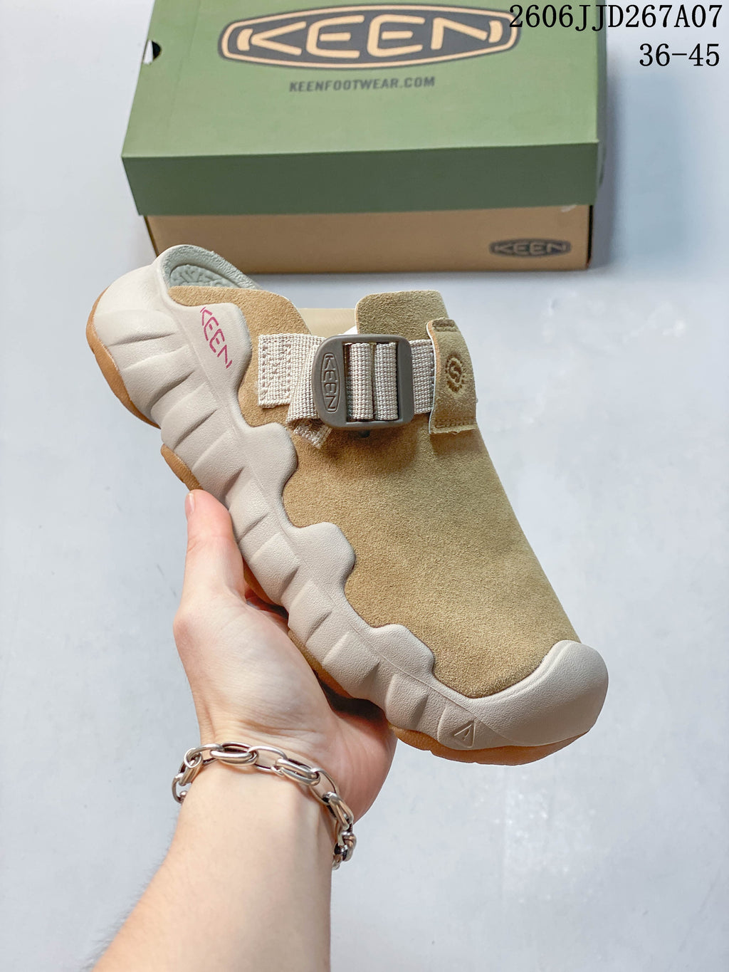 KEEN Hyperport Clog Sandal Beige 06JJD267A07