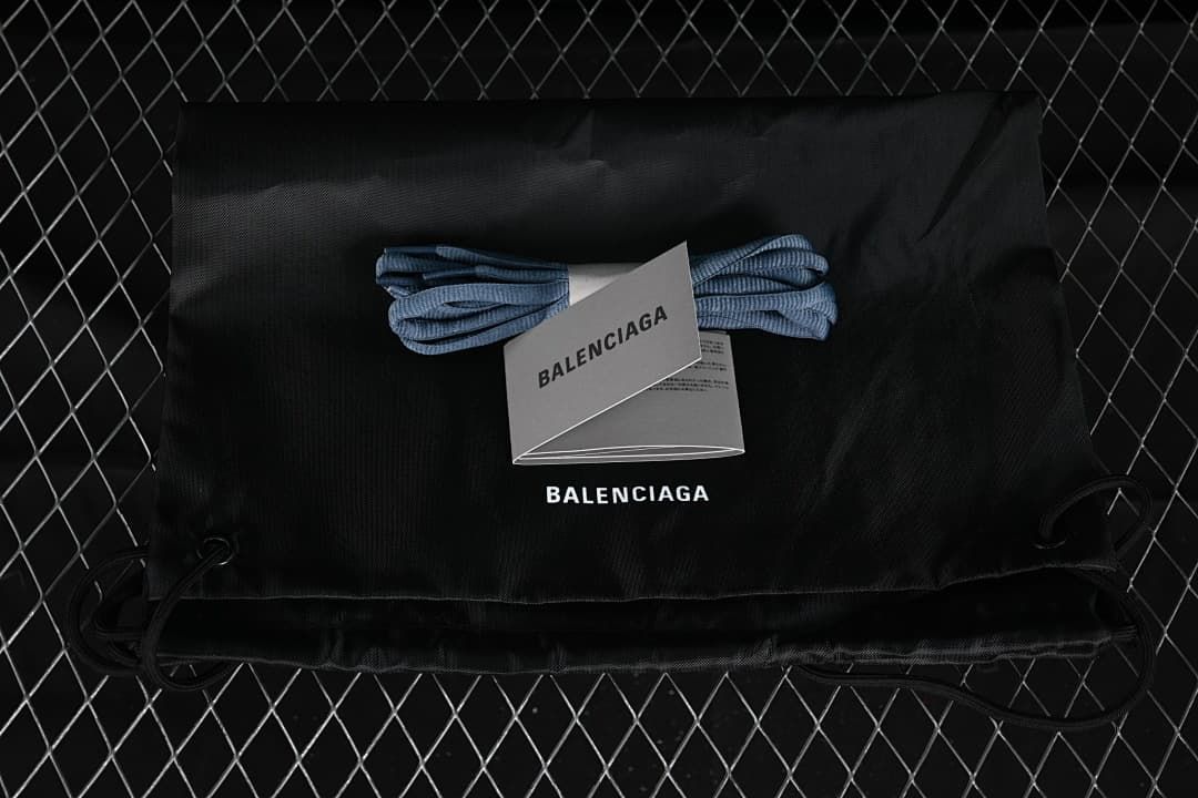 Balenciaga Runner 7.0 Sneakers in White, Blue and Yellow