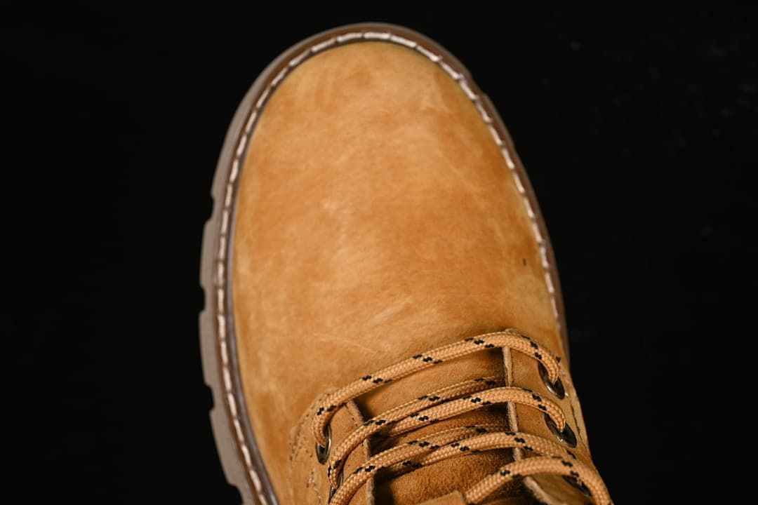 CAT Founder Mid-Top Work Boots in Wheat