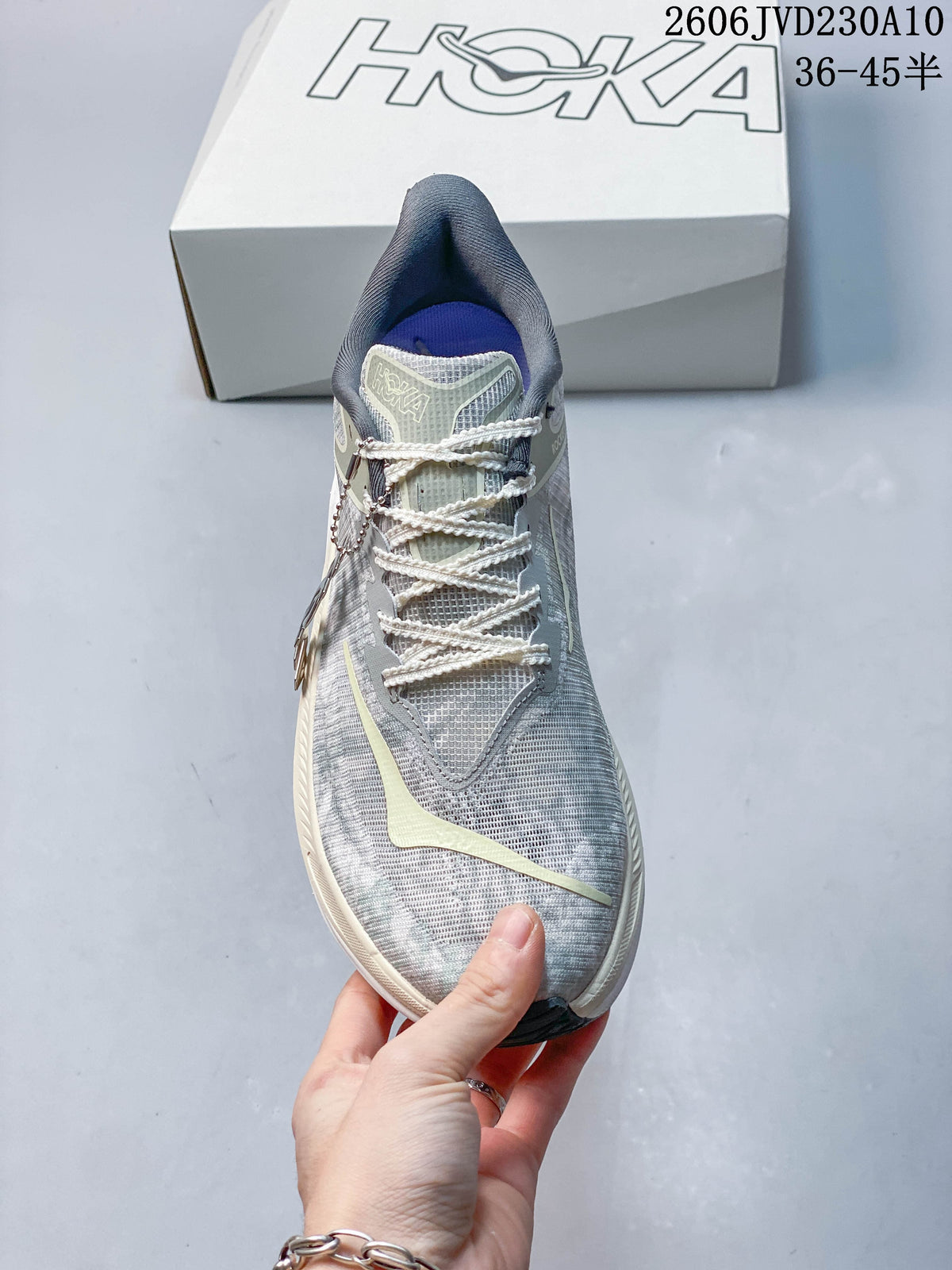 HOKA Rocket X 3 x John Elliott Running Shoes, Grey