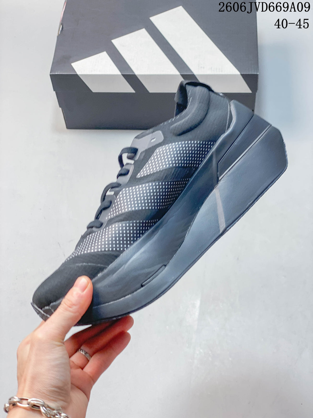Adidas Adizero Dropset Elite Running Shoes, Dark Gray