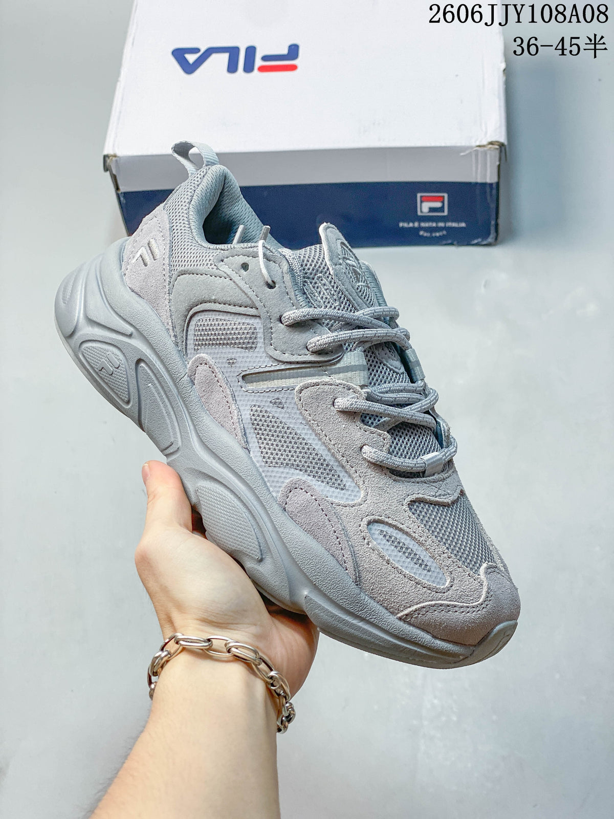 FILA Fusion 06JJY108A08 Chunky Lace-Up Sneakers