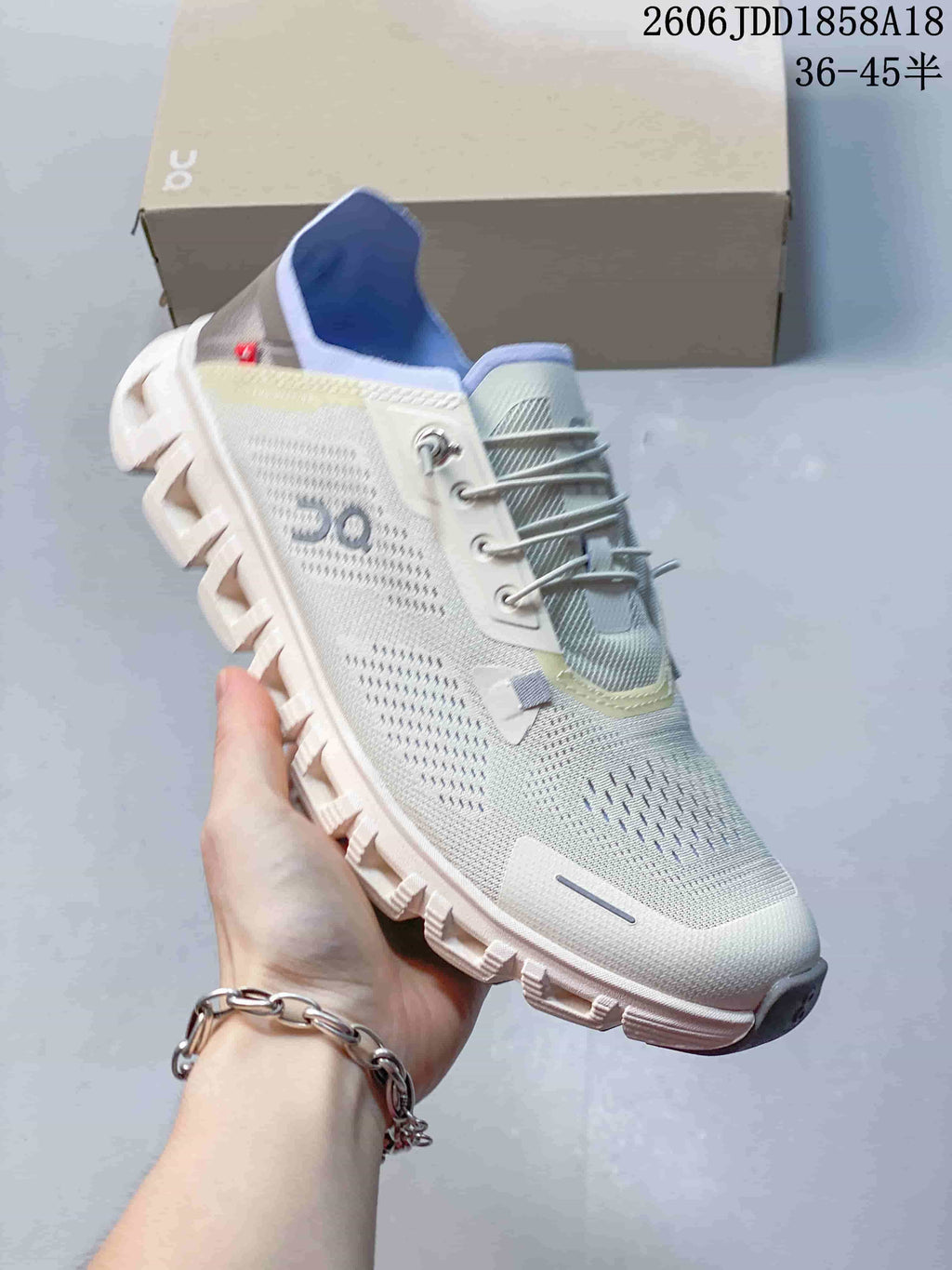 On Cloud 6 Coast Lightweight Sneakers in White