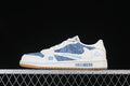Nike Air Jordan 1 Low-Style Blue Denim Sneakers