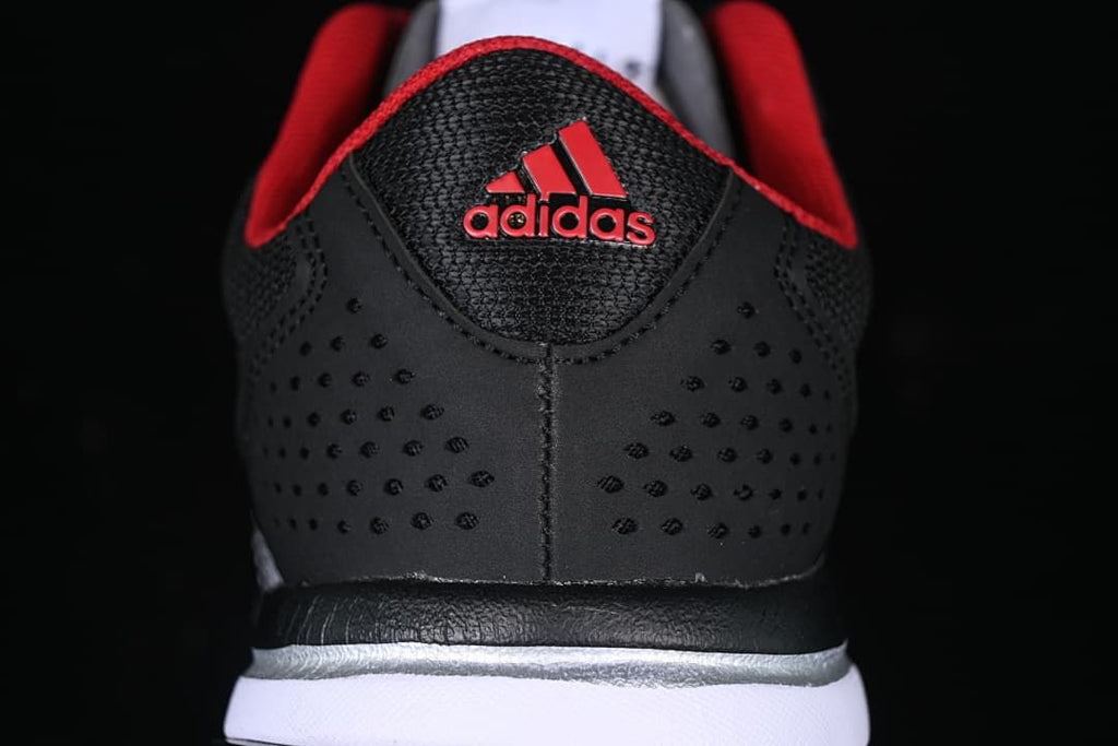 Adidas AC8592 Black and Red Mesh Lifestyle Sneakers