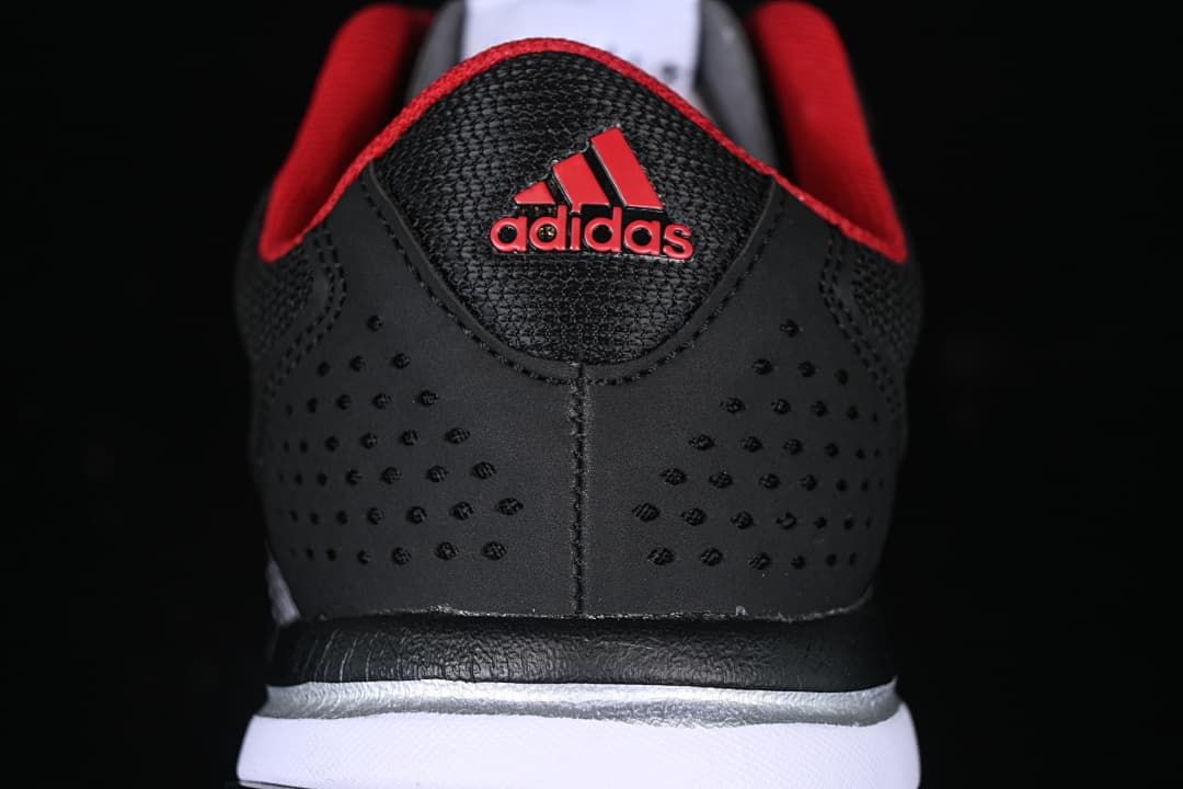 Adidas AC8592 Black and Red Mesh Lifestyle Sneakers