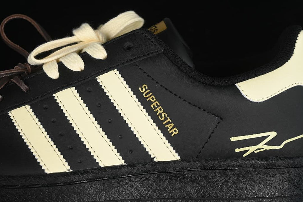 adidas Superstar EG4959 Black and Cream Sneakers