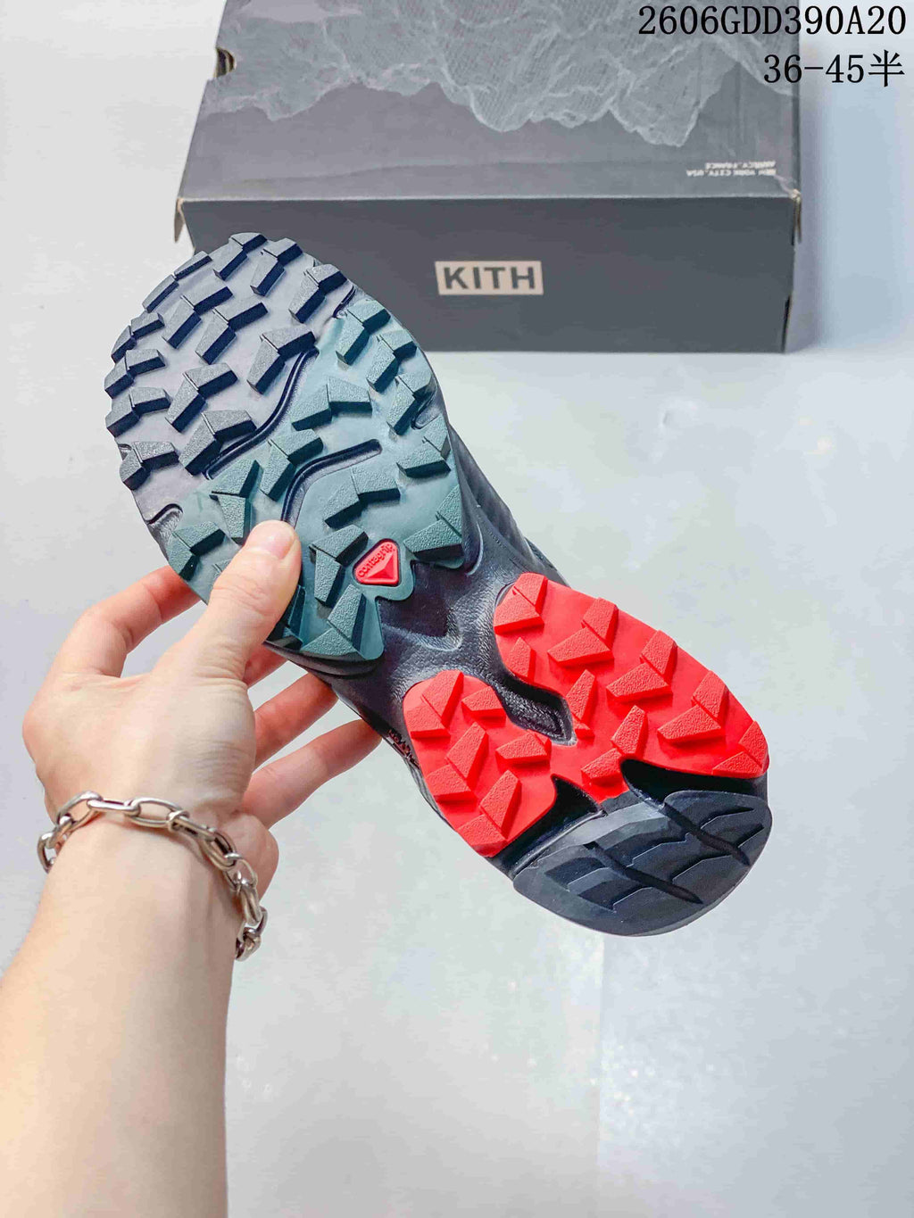 Salomon XT-4K Kith Trail Running Shoes, Navy and Red