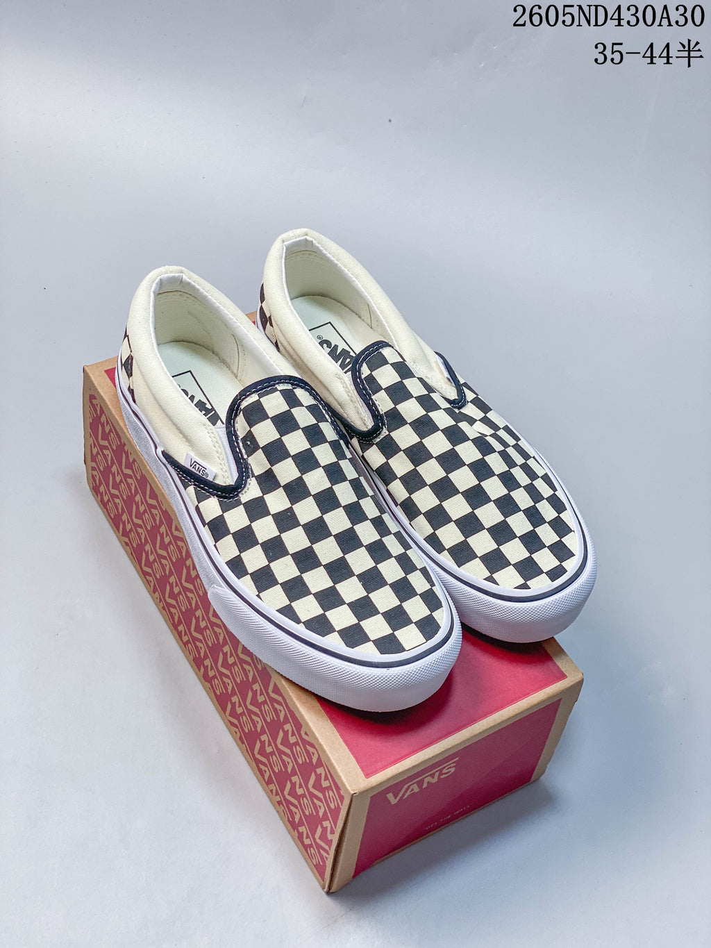 Vans Checkerboard Slip-On Platform Sneakers Black White