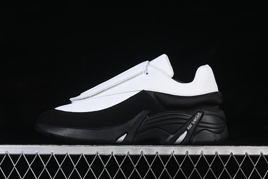 Raf Simons Antei Low-Top Sneakers White Black 0062