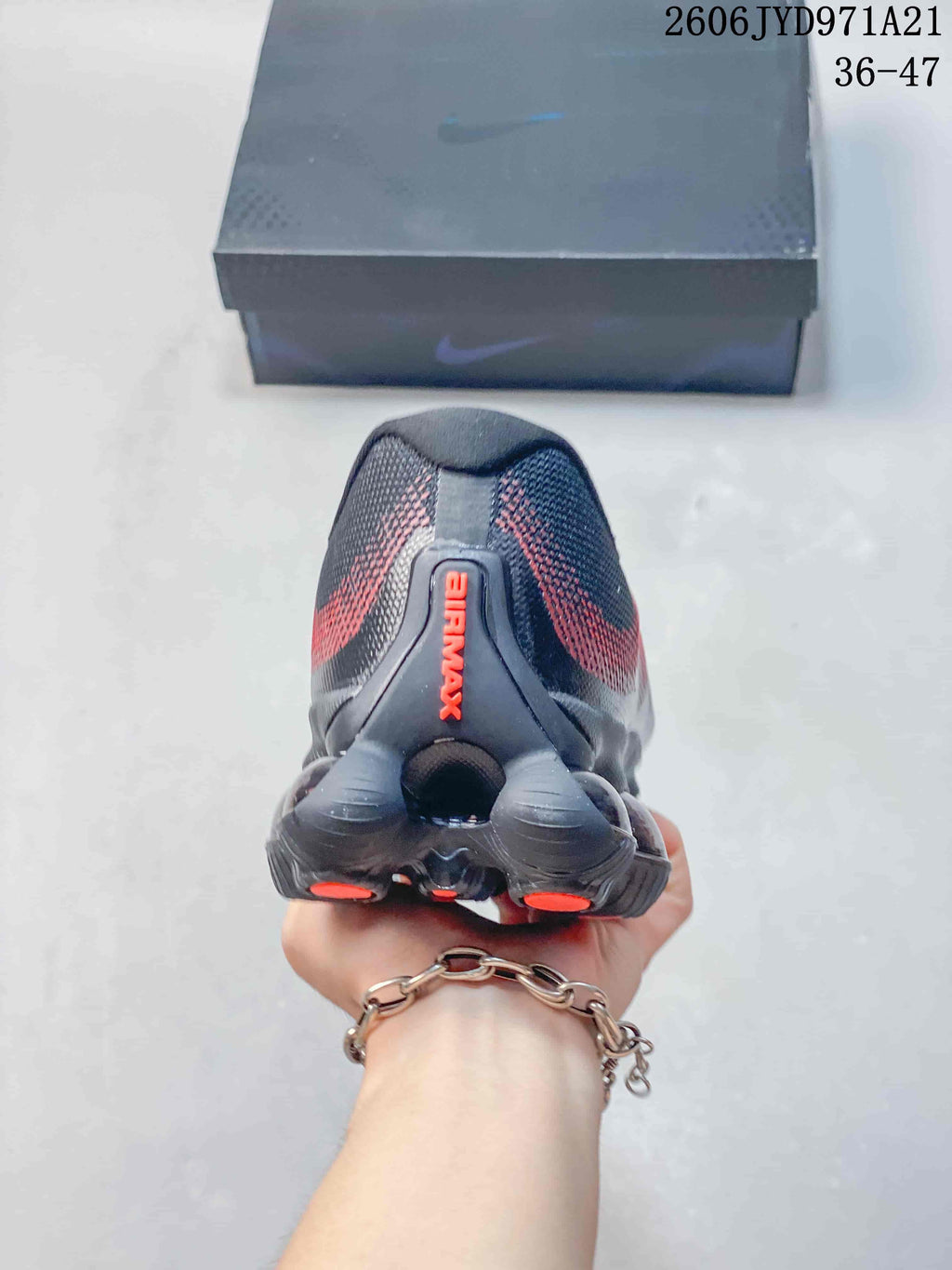 Nike Air Liquid Max Running Shoes Red and Black
