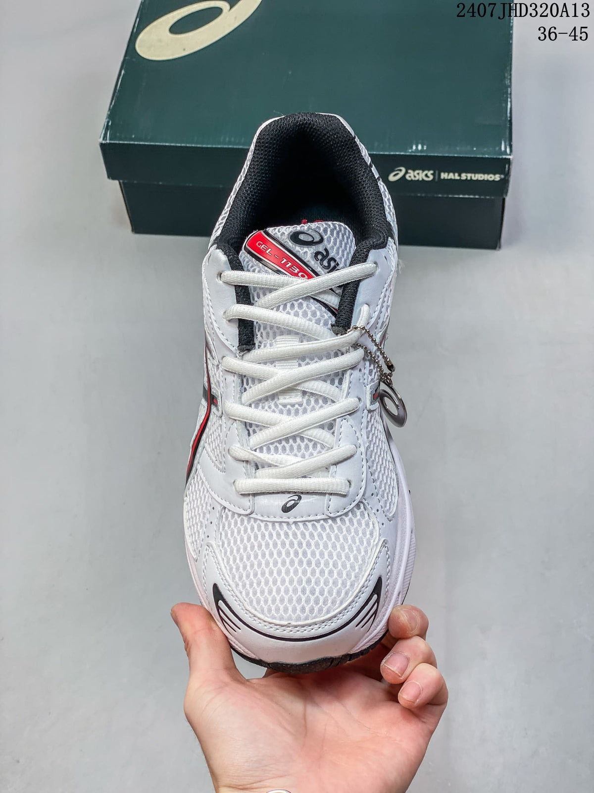 ASICS GEL-1130 White Retro Running Sneakers