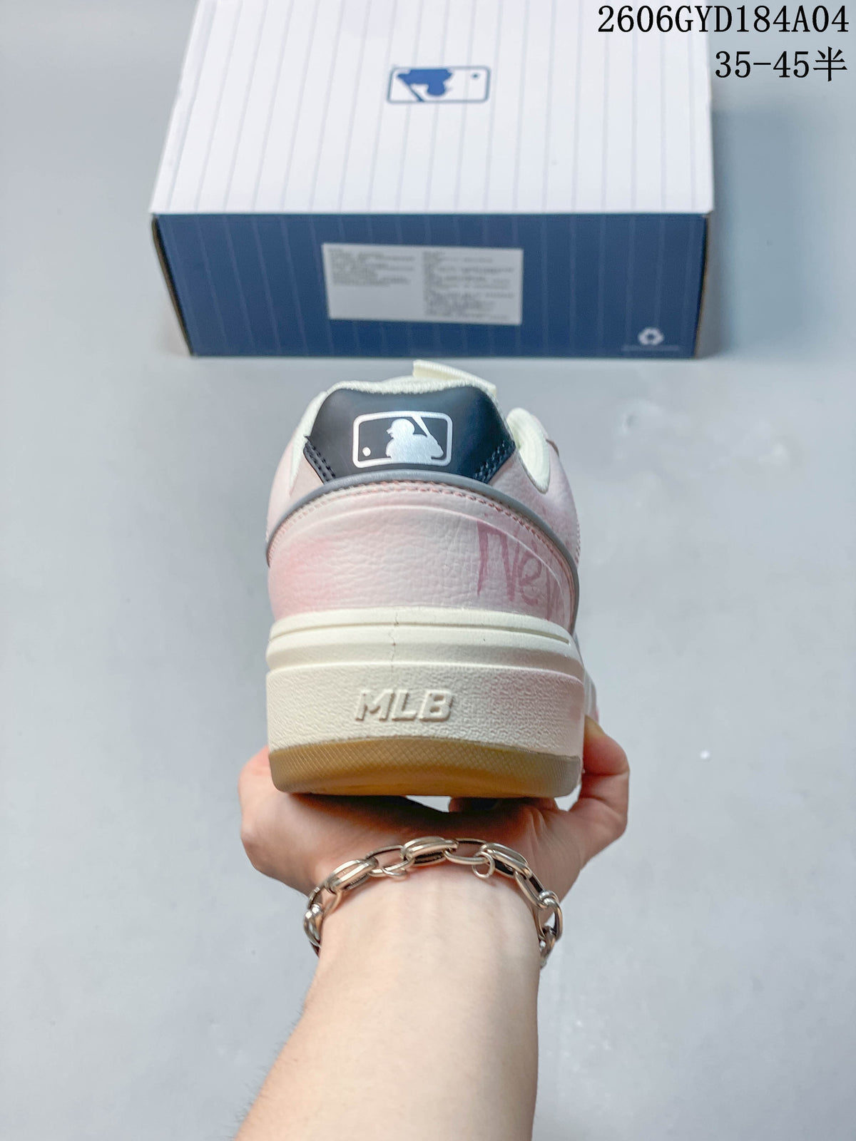 MLB Chunky Liner Basic Pink Platform Sneakers