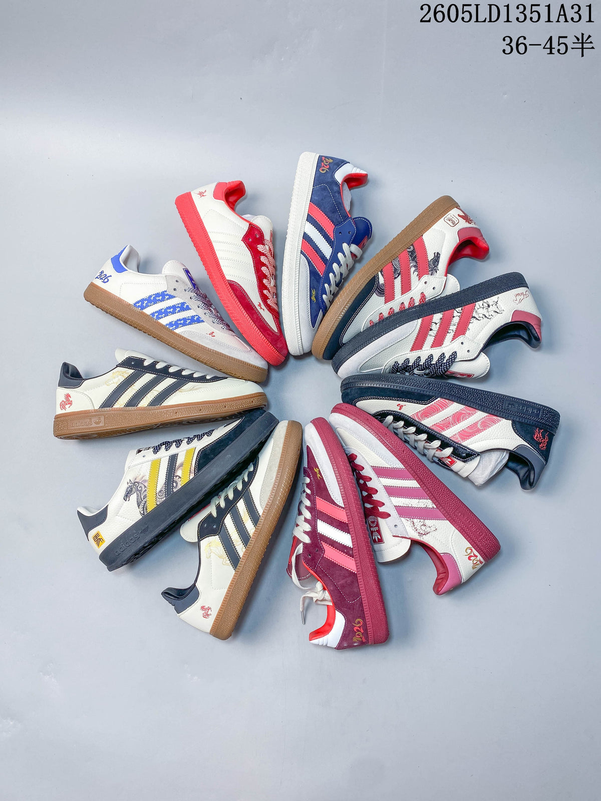 Adidas Low-Top Sneakers with Year of the Horse Details