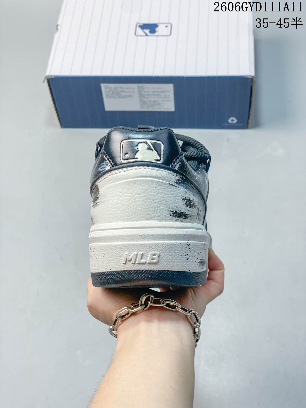 MLB Chunky Liner Low-Top Sneakers in White and Navy