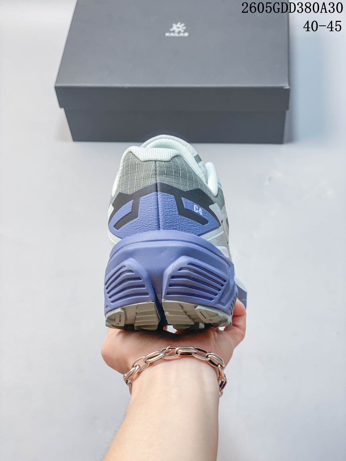 Kailas C4 Trail Running Shoes in Blue and White
