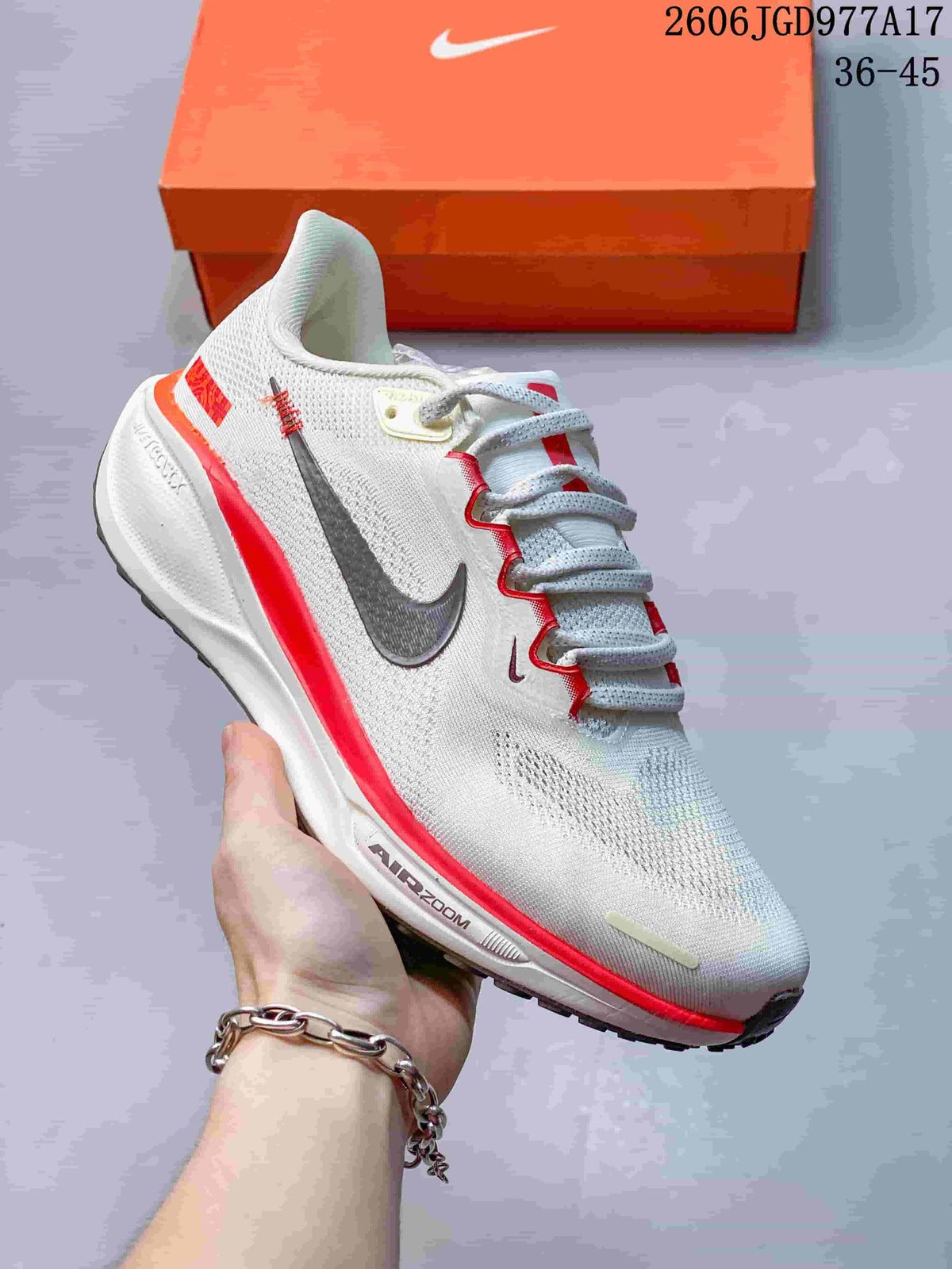 Nike Air Zoom Pegasus 41 Running Shoes White Red FZ5056-887