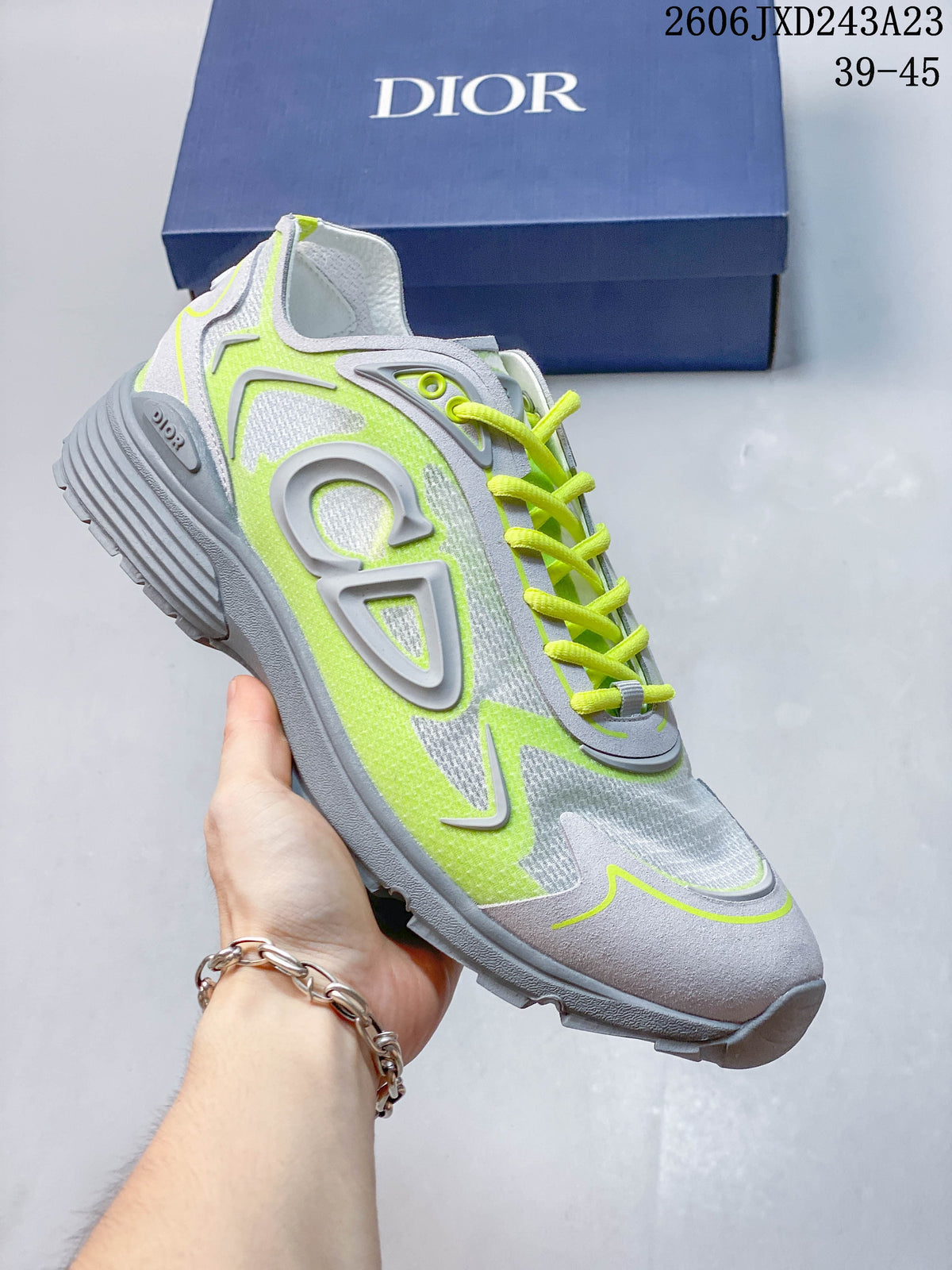 Dior B30 Countdown Low-Top Sneakers in Mesh