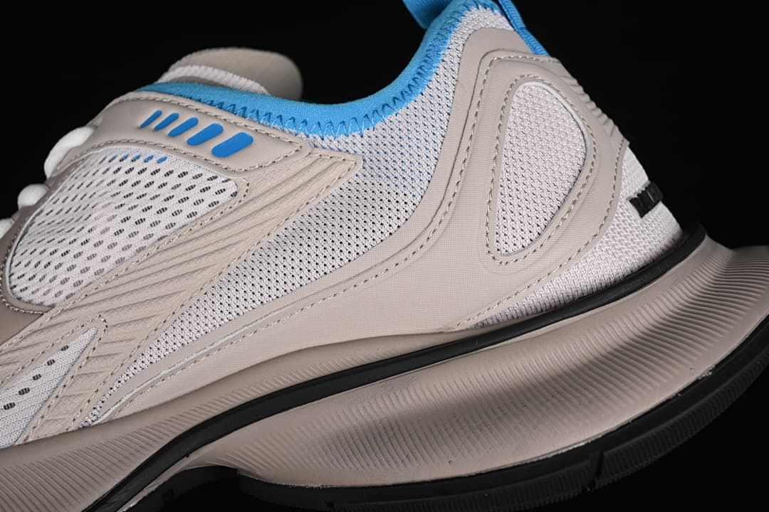 Balenciaga Circuit Sneakers in Beige and Blue