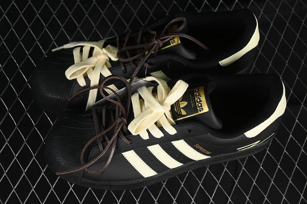 adidas Superstar EG4959 Black and Cream Sneakers