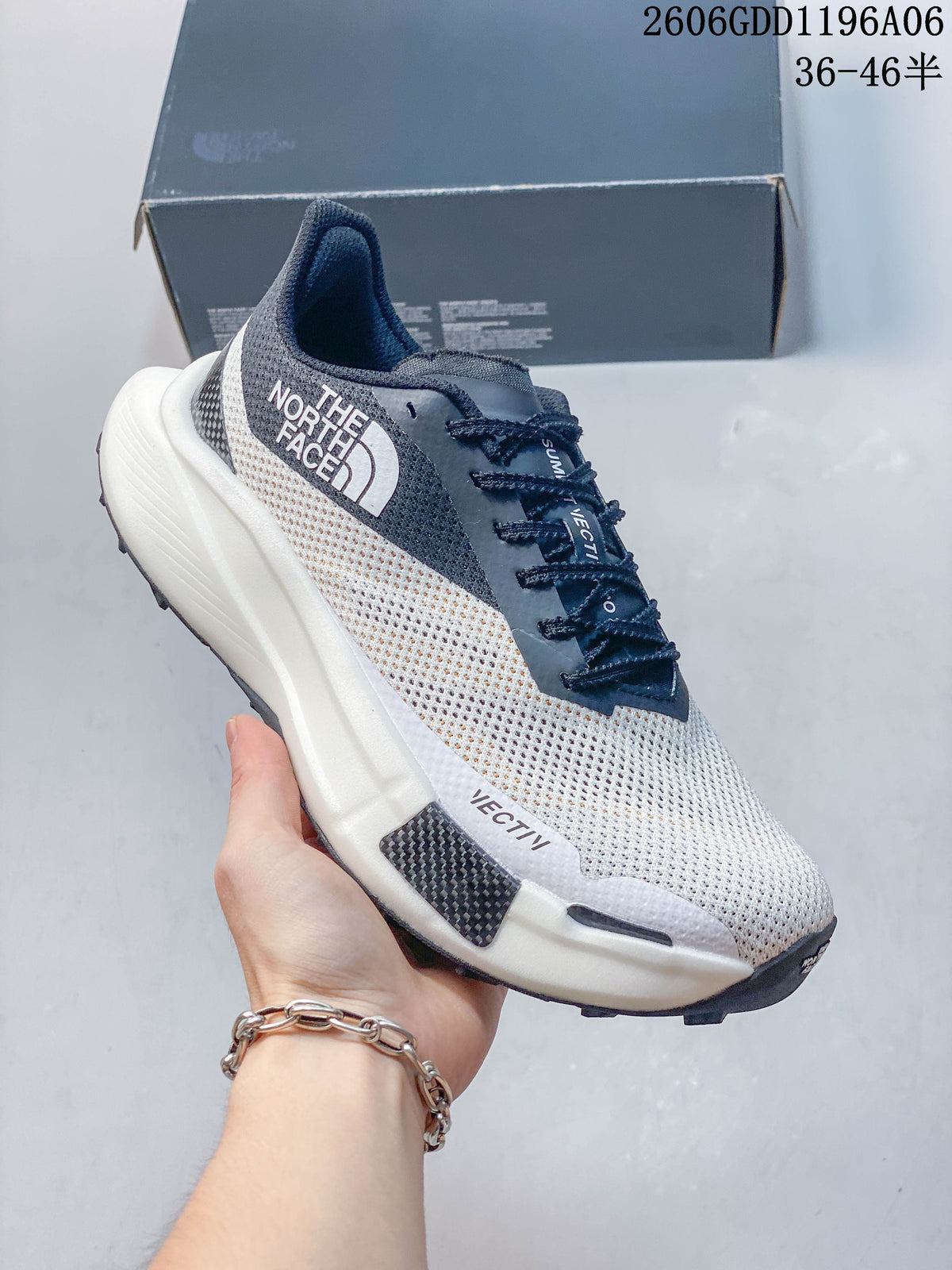 The North Face Summit VECTIV Trail Sneakers, White and Gray
