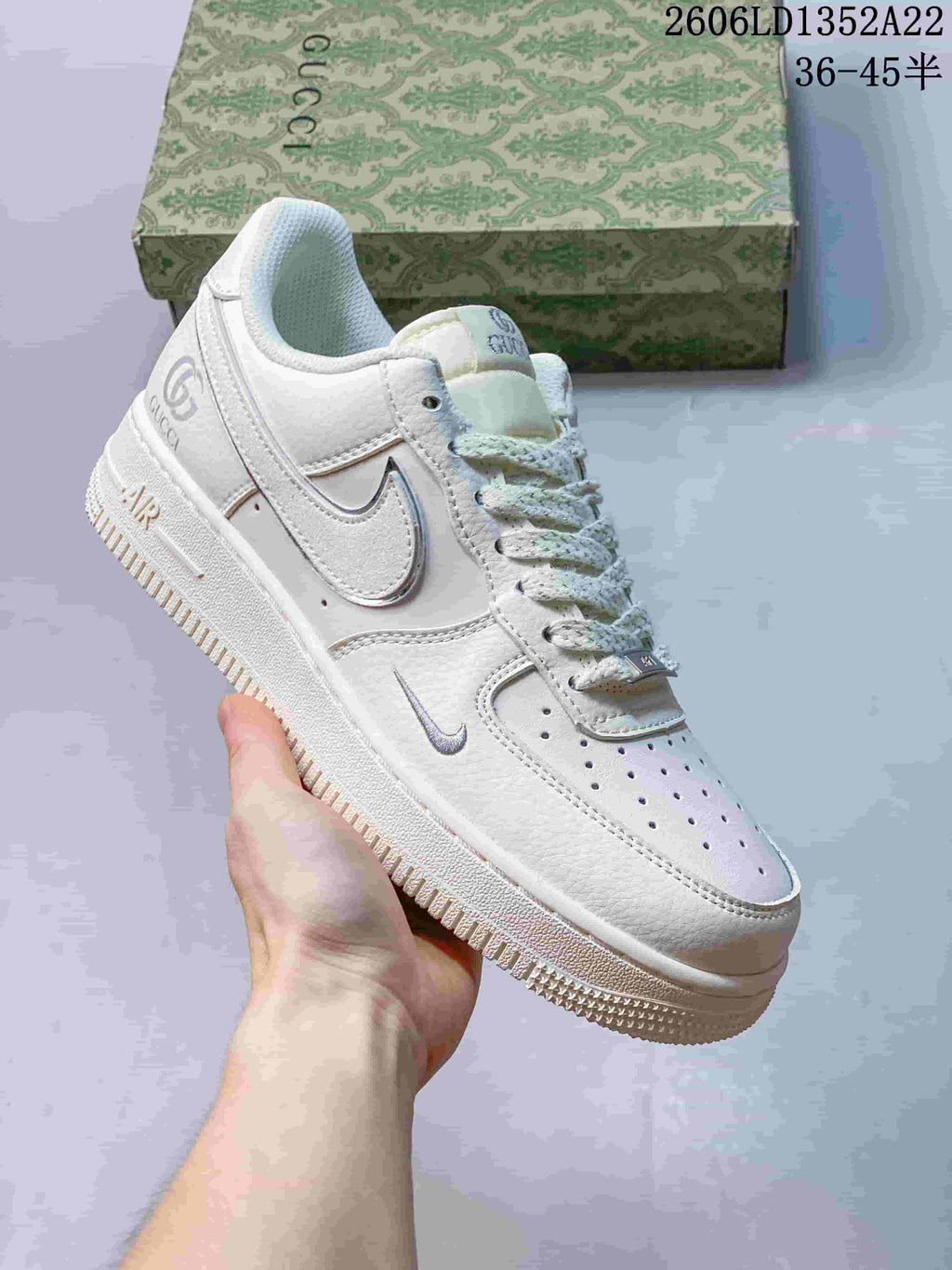 Nike Air Force 1 Low White The North Face Custom