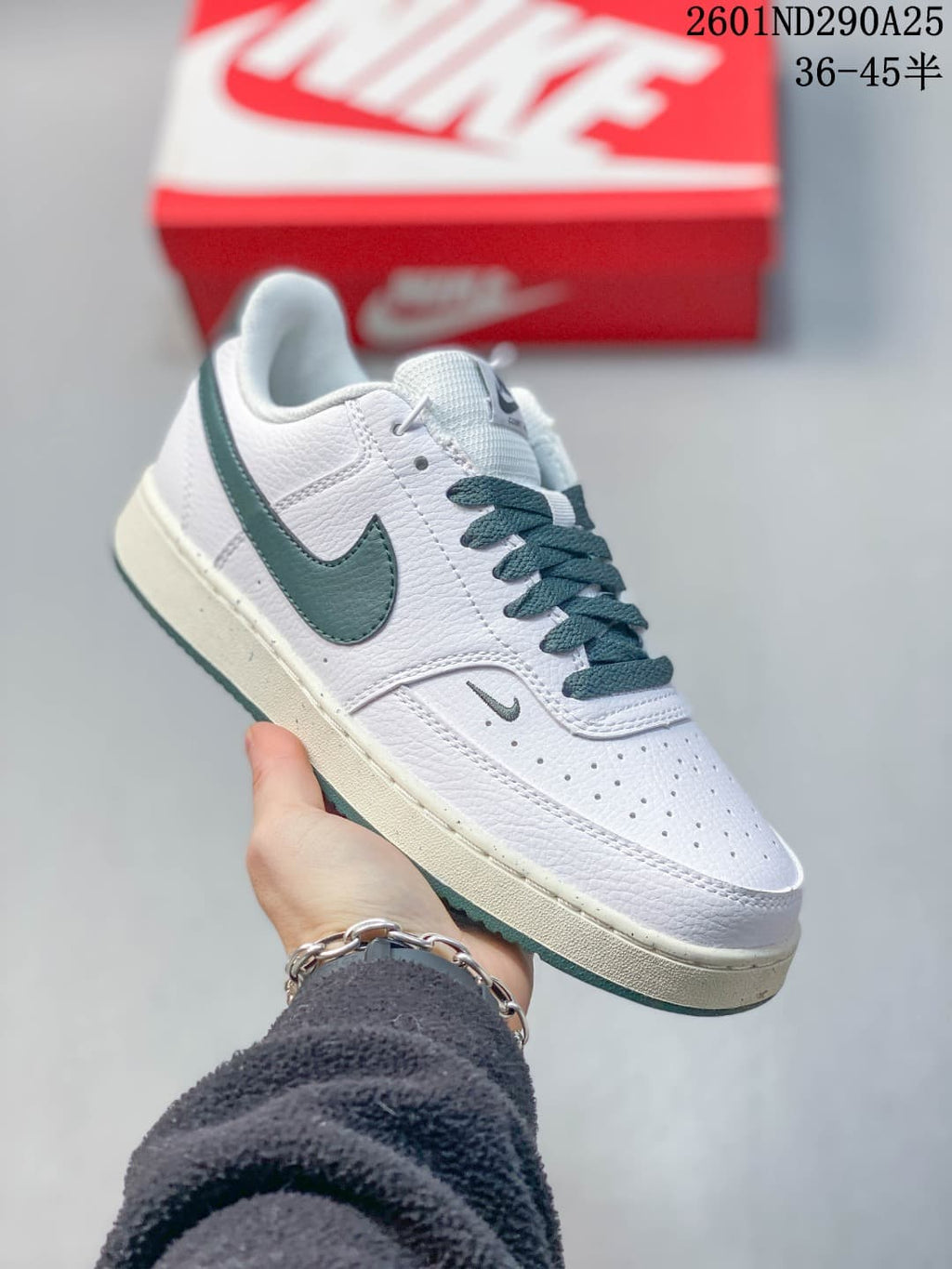 Nike Court Vision Low Sneakers, White Multi-Color