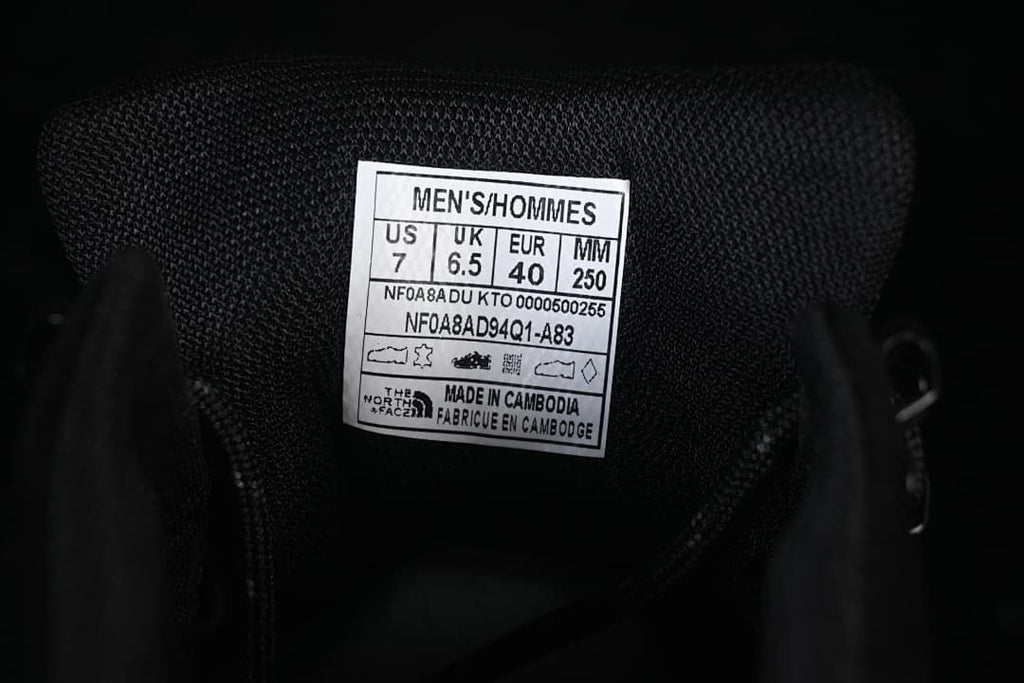 The North Face NF0A8AD9 Mid-Cut Hiking Shoes, Black