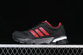 Adidas AC8592 Black and Red Mesh Lifestyle Sneakers