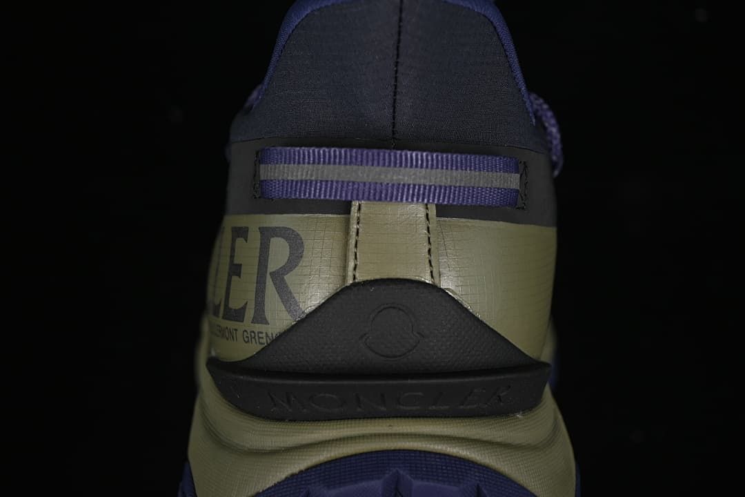 Moncler Trailgrip Lite2 Outdoor Sneakers, Olive and Purple