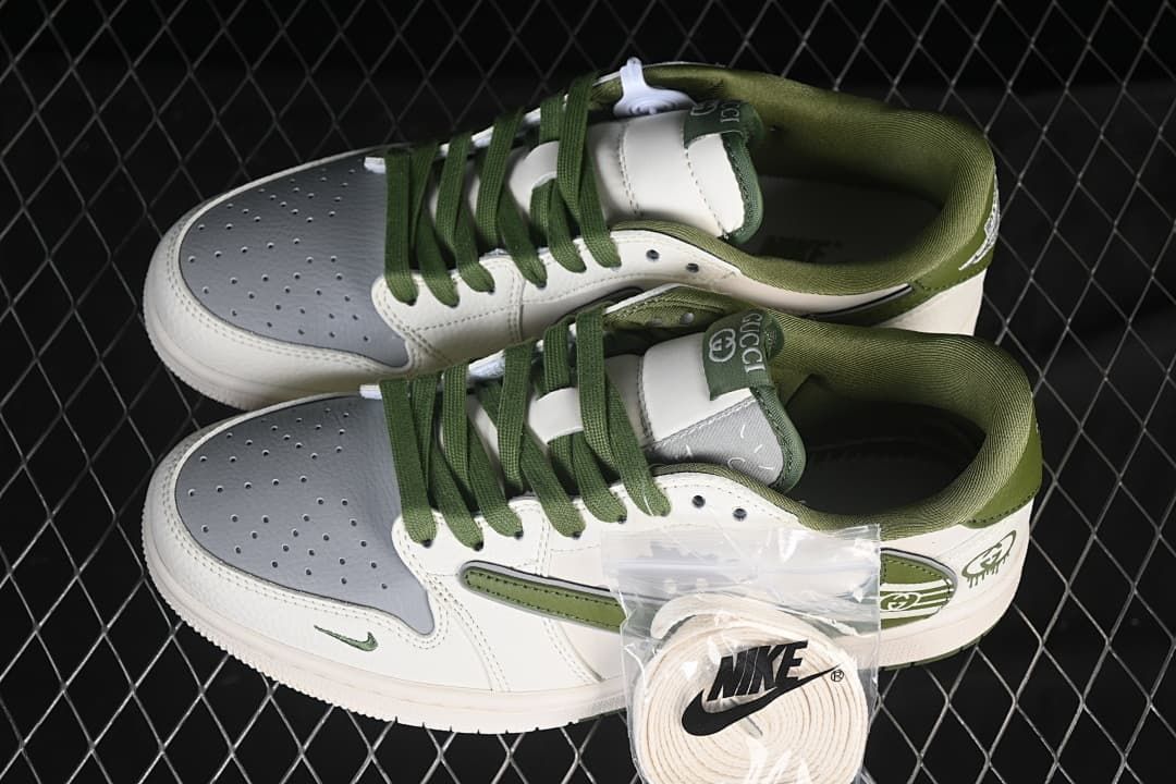 Nike Air Jordan 1 Low OG SP Travis Scott Fragment Design Green