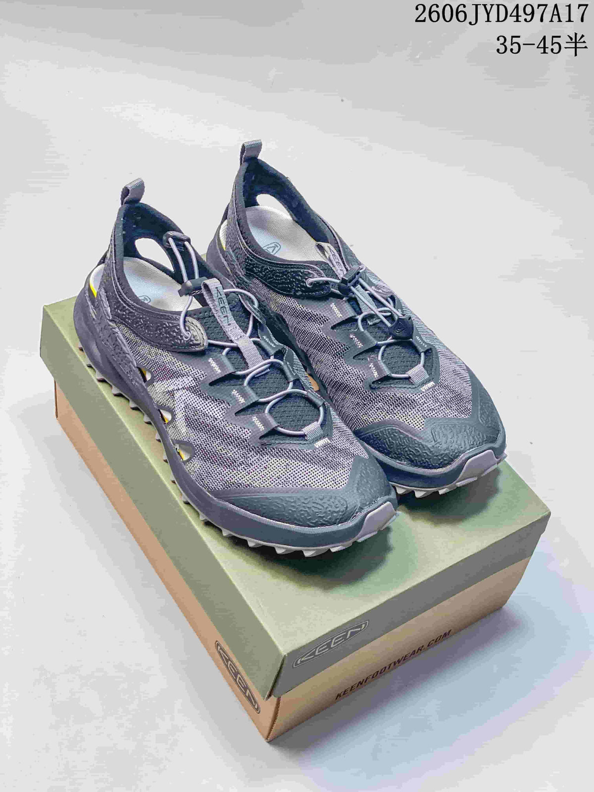 KEEN Zionic ADV Low-Top Hiking Shoes, Gray, Style 1031947