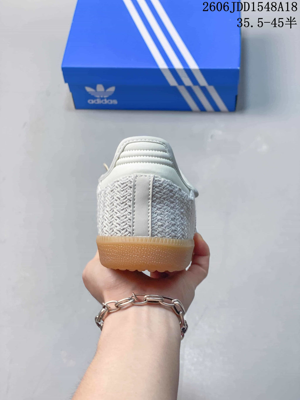 Adidas Samba Jane White Mary Jane Sneakers