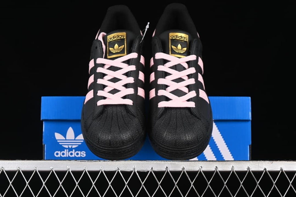 adidas Superstar EG4959 Black and Pink Sneakers