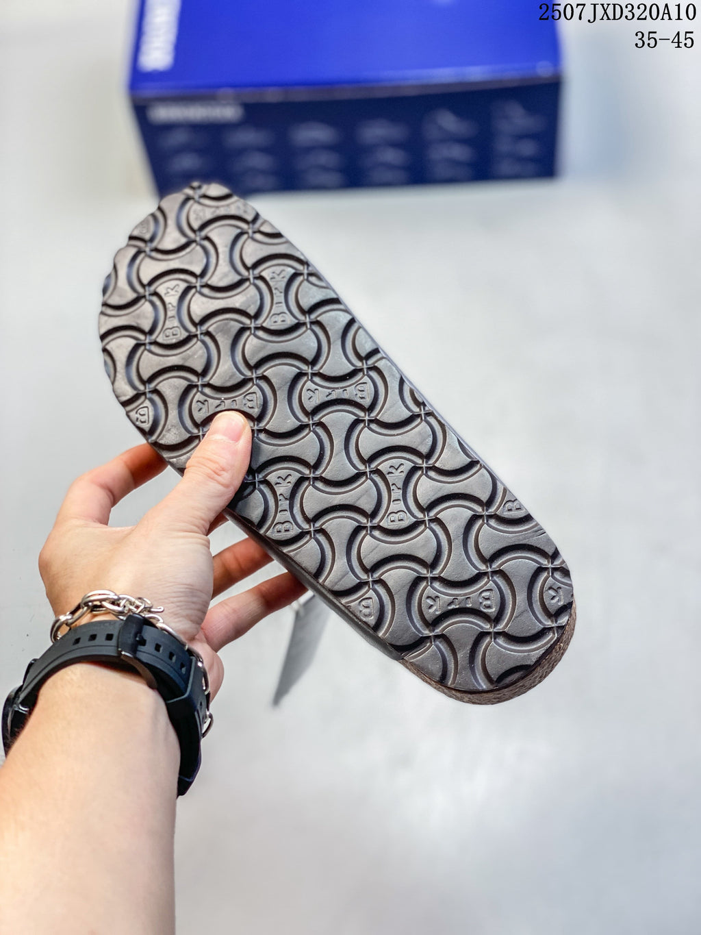 Birkenstock Arizona Two-Strap Sandals in Gray