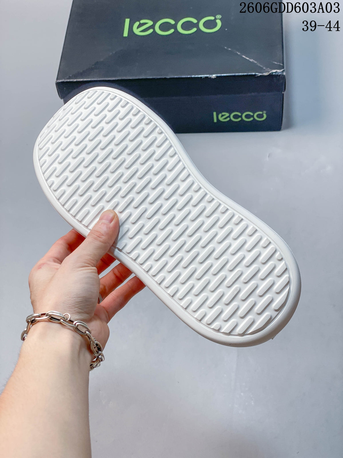 Ecco Biom Fjuel White Low-Top Lace-Up Sneakers
