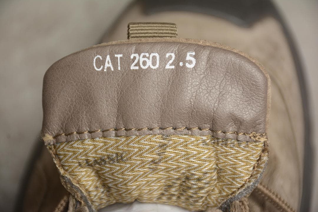 CAT Tramp Hike Low Brown Suede-Style Hiking Sneakers