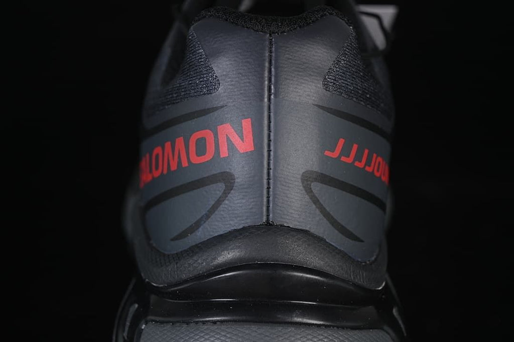 Salomon XT-6 JJJJound Ebony Black Fiery Red Sneakers