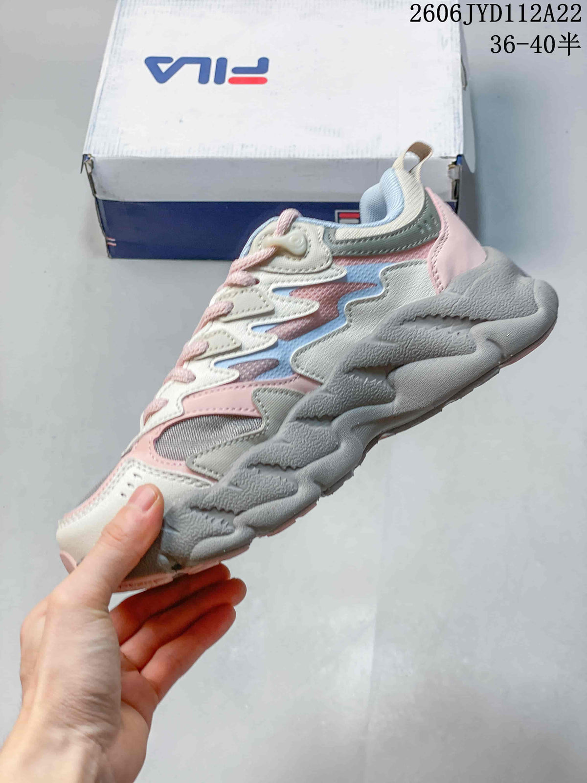 FILA FUSION Arceus Chunky Sneakers Pink Grey