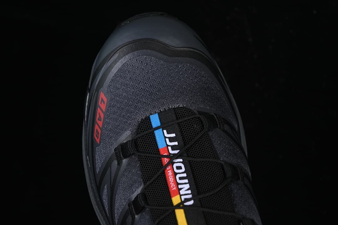 Salomon XT-6 JJJJound Ebony Black Fiery Red Sneakers