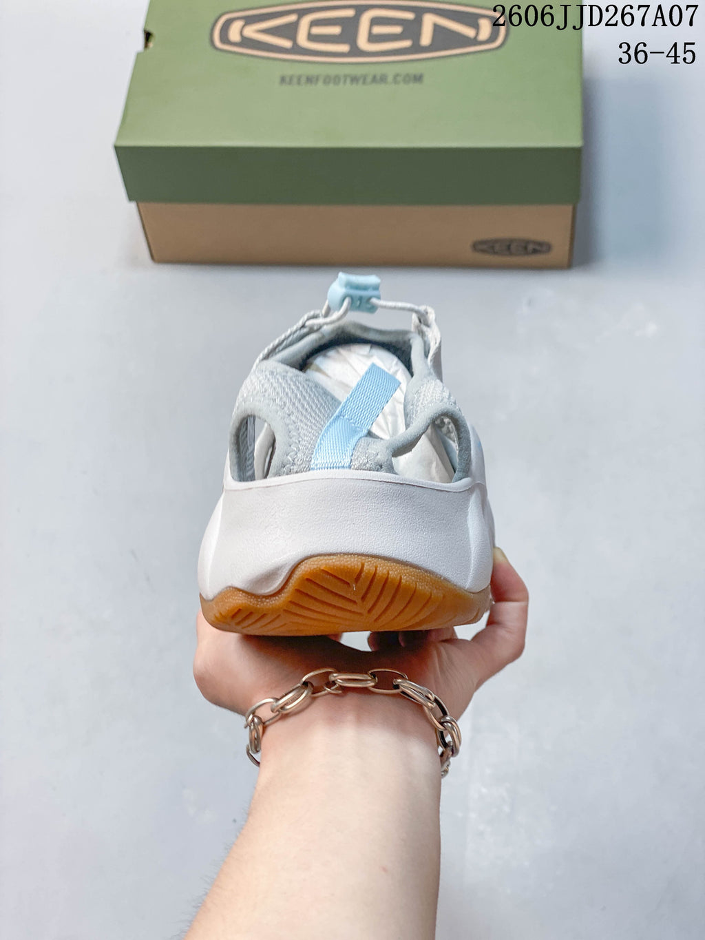 KEEN Astoria West Water-Ready Sandals in Gray and Blue